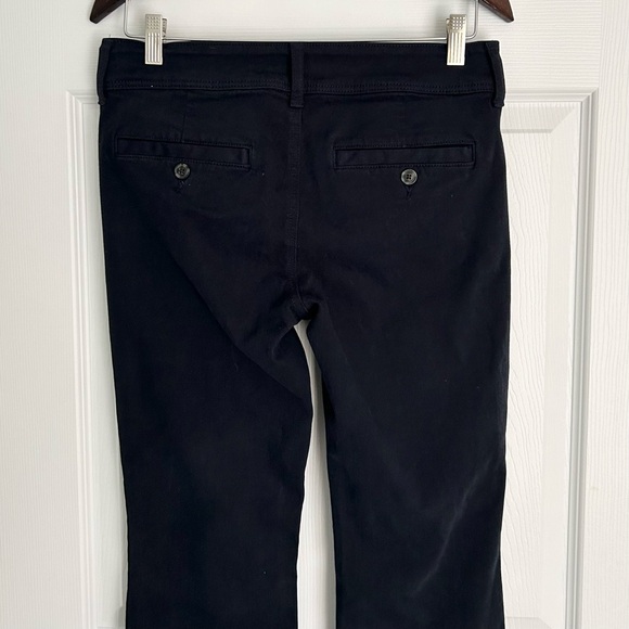 American Eagle Kick Boot Women's 8R Navy Dress Pants Midrise Stretch - Picture 9 of 15